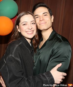 Lizzy McAlpine and Jason Gotay @ BroadwayWorld Lizzy McAlpine and Jason Gotay Photo