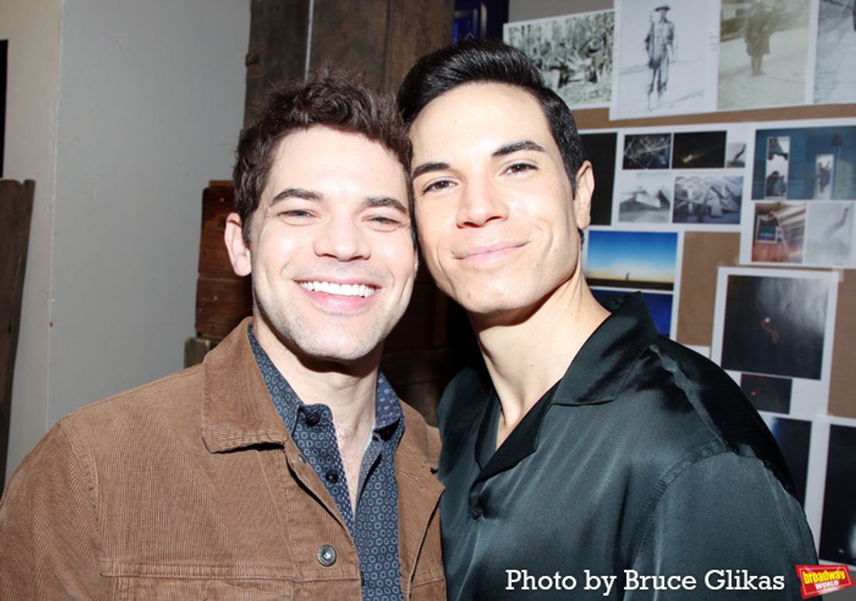 Jeremy Jordan and Jason Gotay at 