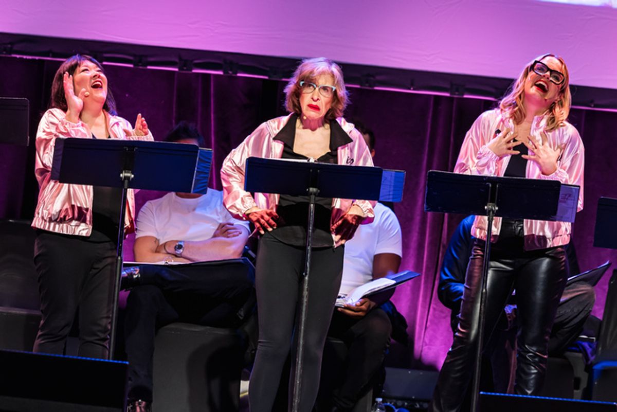 Ann Harada, Jackie Hoffman, Amy Spanger at 