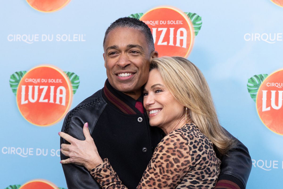 TJ Holmes, Amy Robach at 