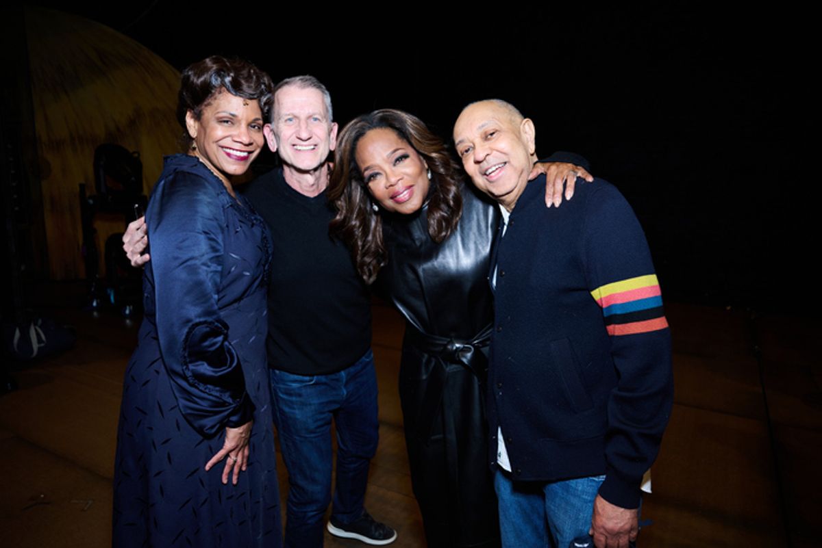 Audra McDonald, Tom Kirdahy, Oprah Winfrey, George C. Wolfe at 