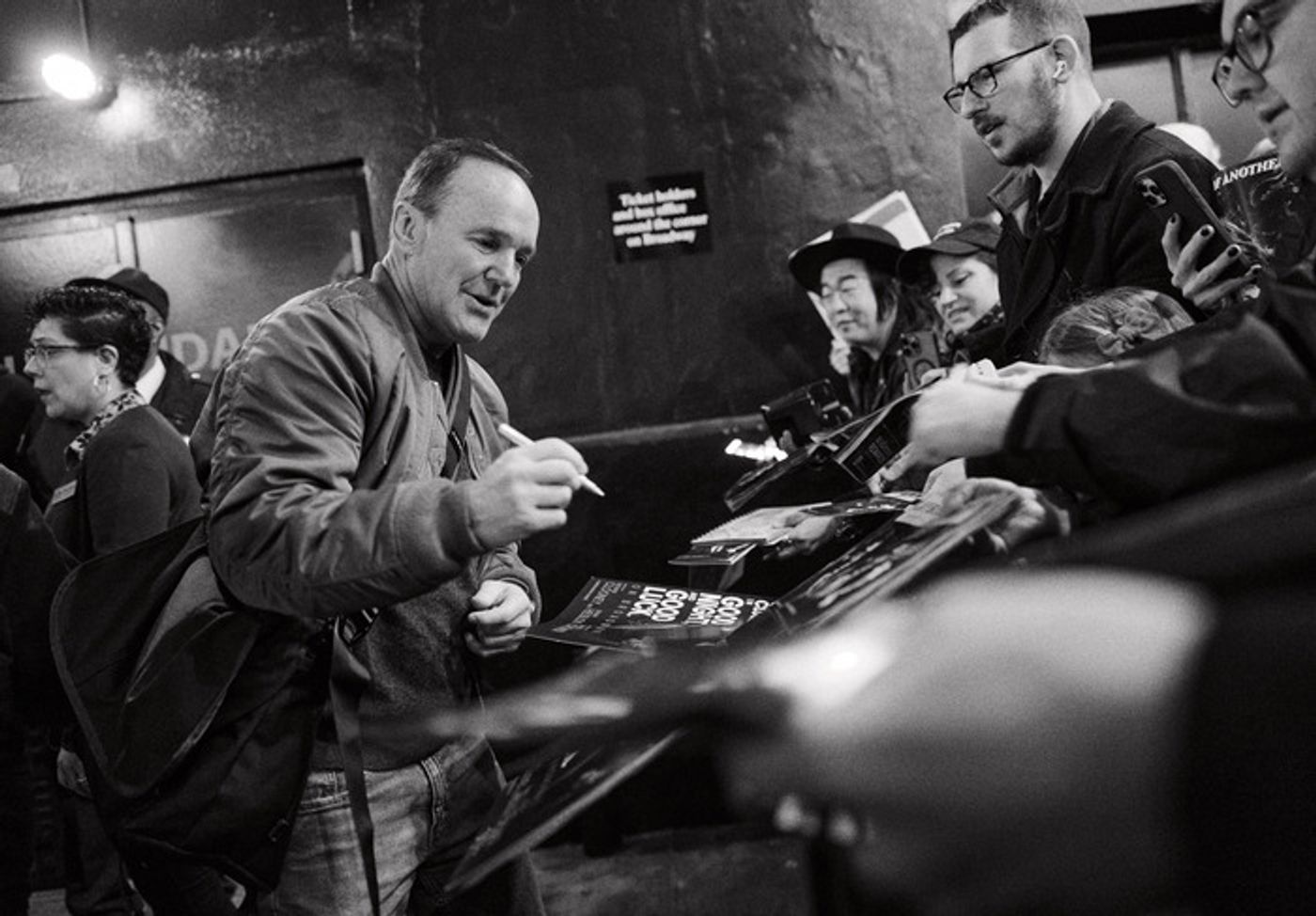 Photos/Video: GOOD NIGHT, AND GOOD LUCK Begins Previews On Broadway Photos/Video: GOOD NIGHT, AND GOOD LUCK Begins Previews On Broadway Image