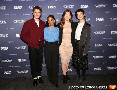 Paul Mescal, Anjana Vasan, Director Rebecca Frecknall and Patsy Ferran Photo