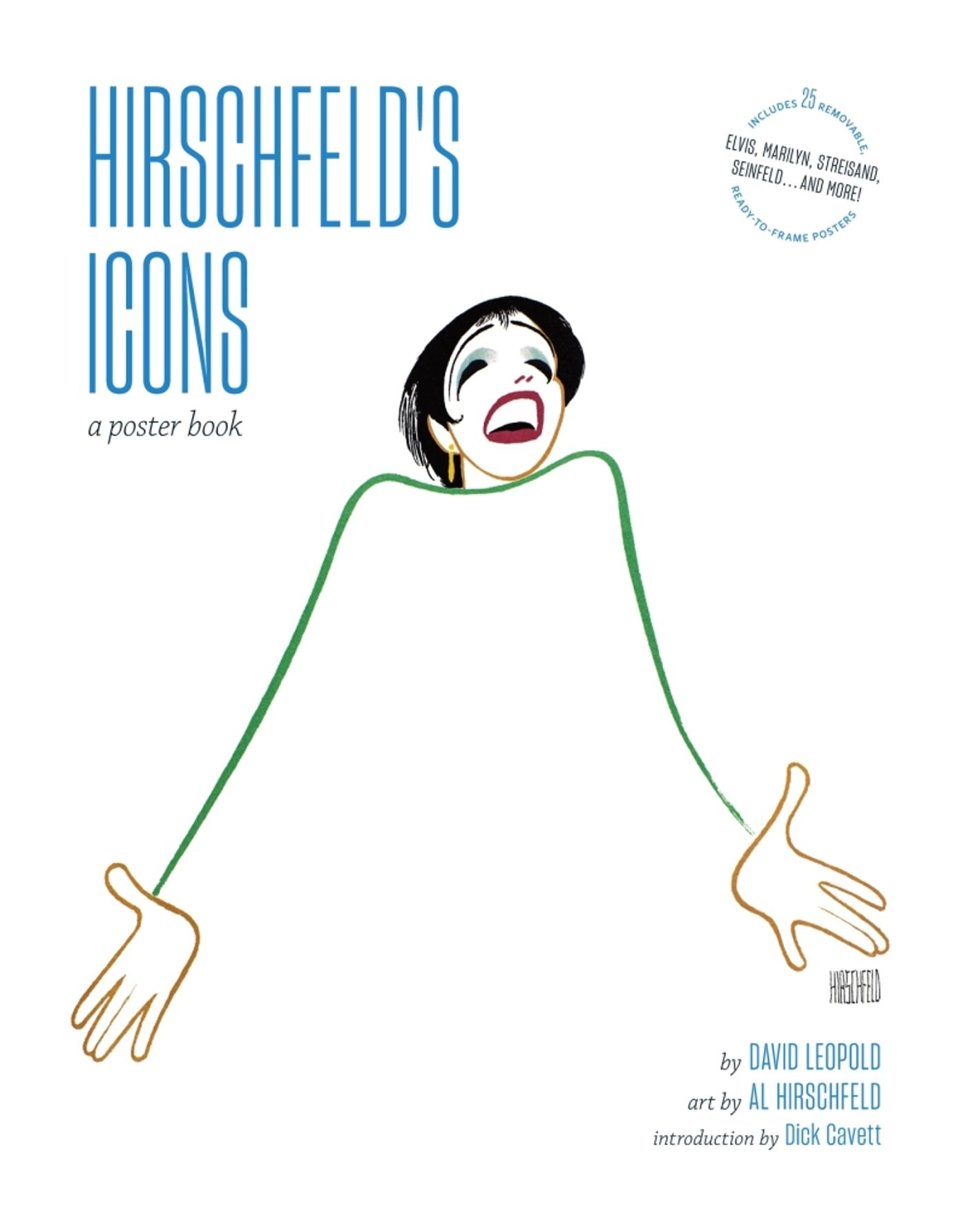 Exclusive: HIRSCHFELD'S ICONS Poster Book Coming in 2026; Check Out the Cover Now  Image