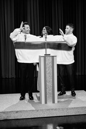 THE TONIGHT SHOW STARRING JIMMY FALLON -- Episode 2108 -- Pictured: (l-r) on Thursday Photo