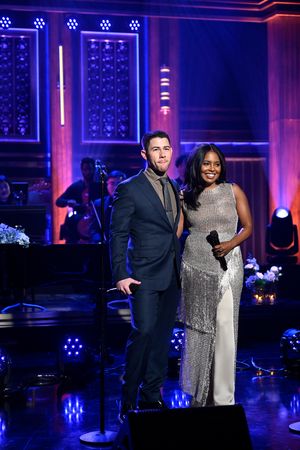 Adrienne Warren, Nick Jonas Photo