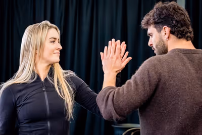 Lucie Jones, George Ioannides Photo