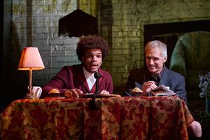 Marcus Amaglo and Pete Simpson @ BroadwayWorld Marcus Amaglo and Pete Simpson Photo