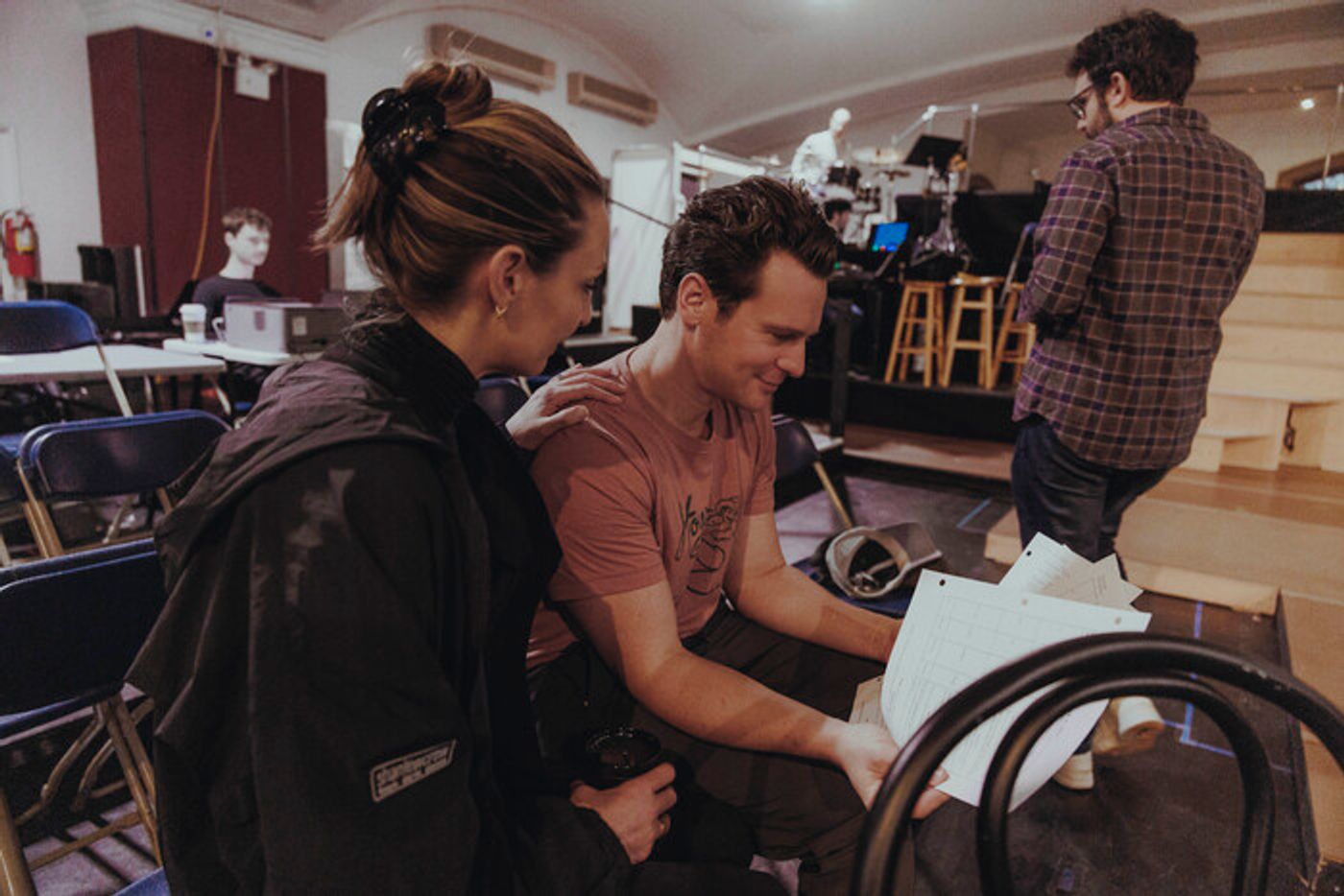 Photos: Jonathan Groff and More in JUST IN TIME Rehearsals  Image