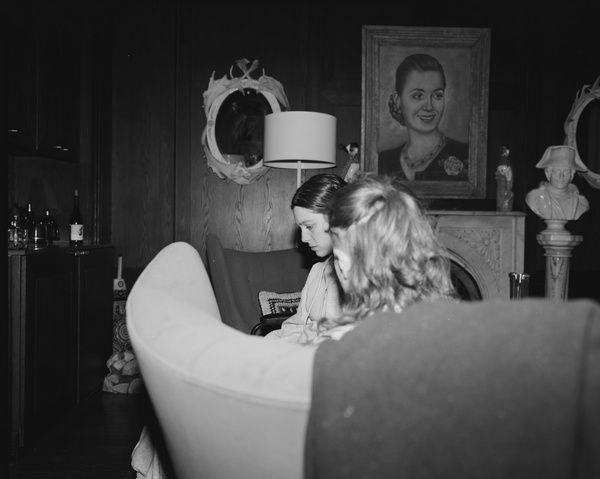 From left: Gabrielle Carrubba and Gagarin in rehearsal for Fefu and Her Friends photo Photo