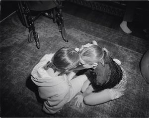 From left: Gabrielle Carrubba and Nicole Chaffin in rehearsal for Fefu and Her Friend Photo
