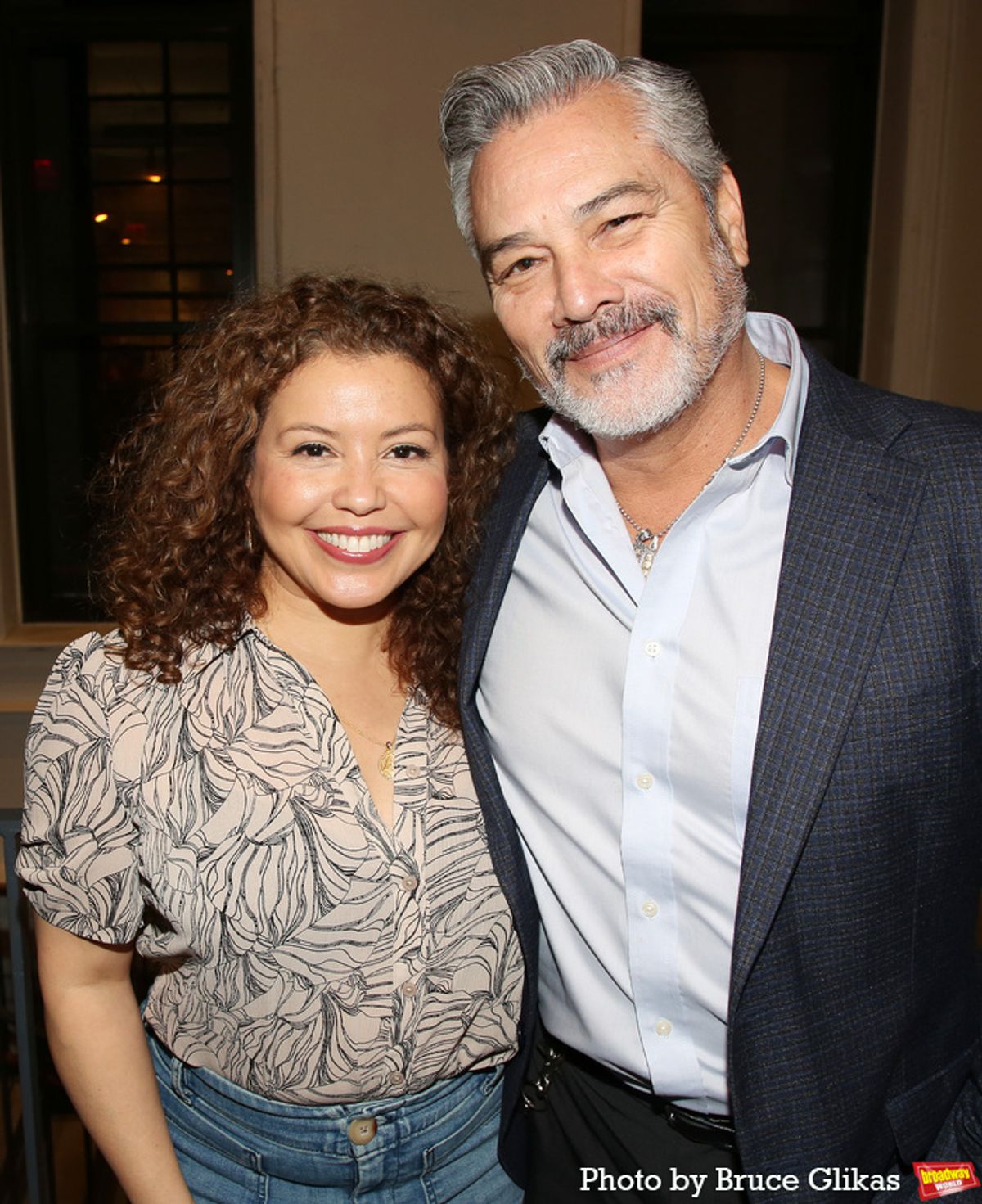 Justina Machado and Mauricio Mendoza at 