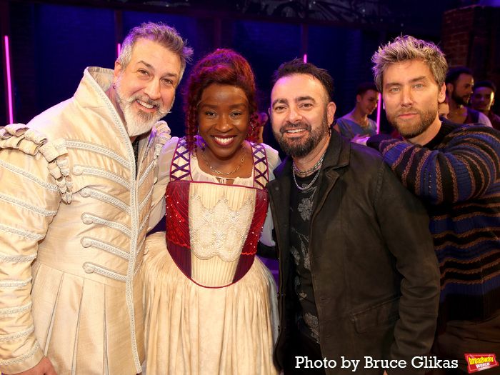 Photos: NSYNC's Chris Kirkpatrick and Lance Bass Visit Joey Fatone in & JULIET — photo 6 of 26