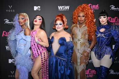 "RuPaul's Drag Race Live!" cast members Jaida Essence Hall, Morphine Love Dion, Ginge Photo
