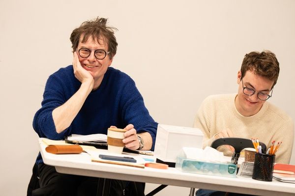 James Macdonald and assistant director Louis Blachman  Photo
