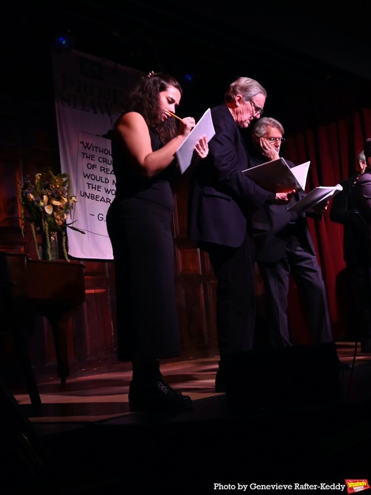 Stefania Gonalez, Nick Wyman and Robert Cuccioli at 