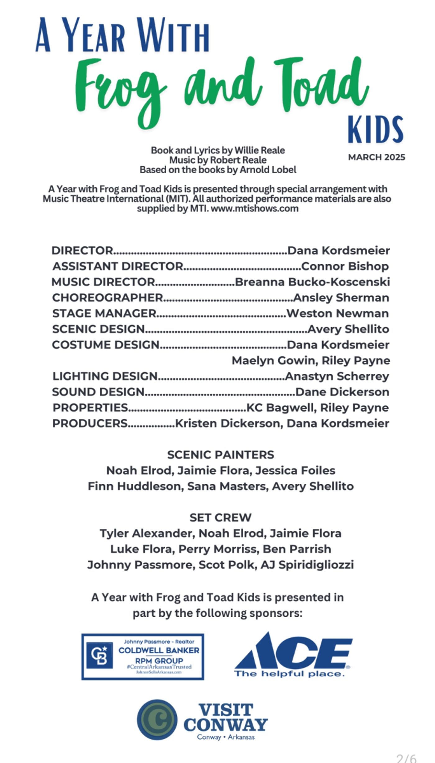 Review: FROG AND TOAD KIDS at Red Curtain Theatre Review: FROG AND TOAD KIDS at Red Curtain Theatre Image