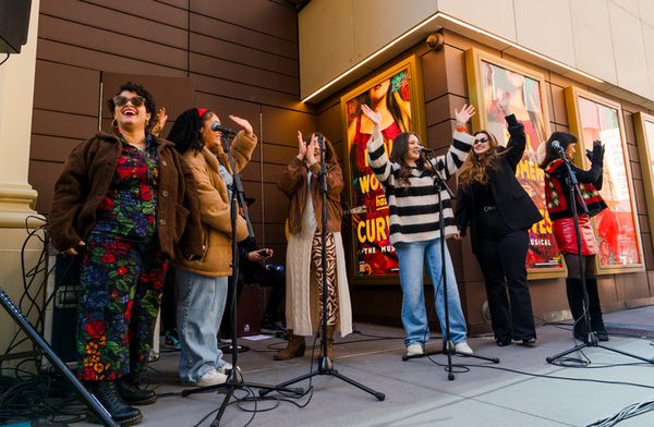 Joy Huerta and cast members Photo