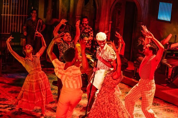 Wesley Wray (center at microphone) and company Photo