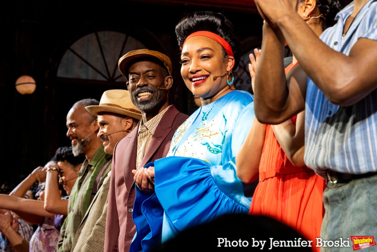 Mel Seme, Natalie Venetia Belcon and the cast of BUENA VISTA SOCIAL CLUB at 
