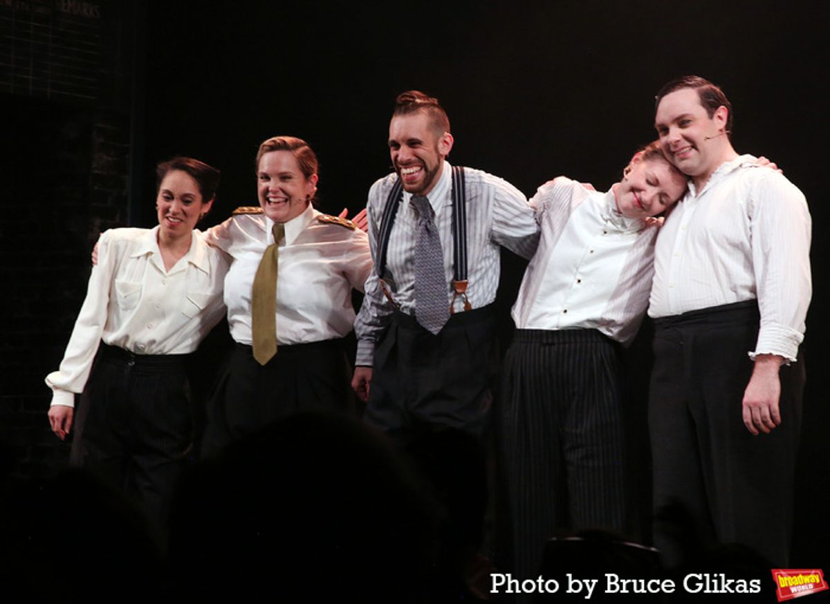 Claire-Marie Hall, Zoe Roberts, David Cumming, Natasha Hodgson and Jak Malone at 