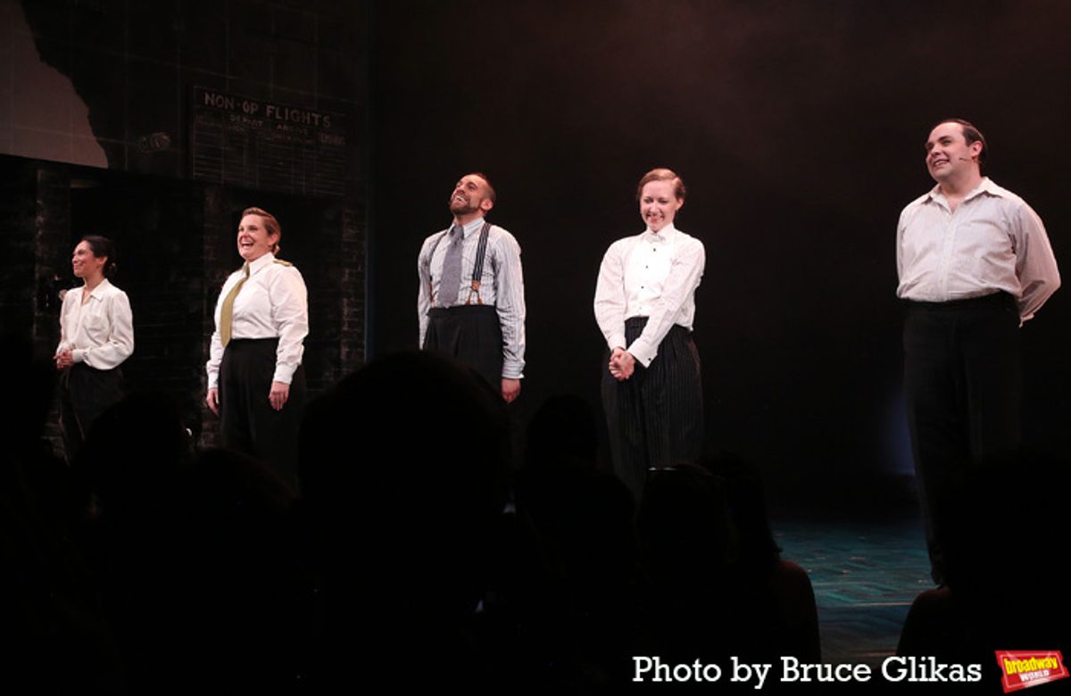 Claire-Marie Hall, Zoe Roberts, David Cumming, Natasha Hodgson and Jak Malone at 