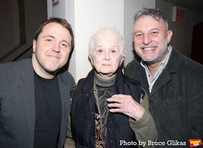 Playwright Joshua Harmon, Barbara Barrie and Director Trip Cullman Photo