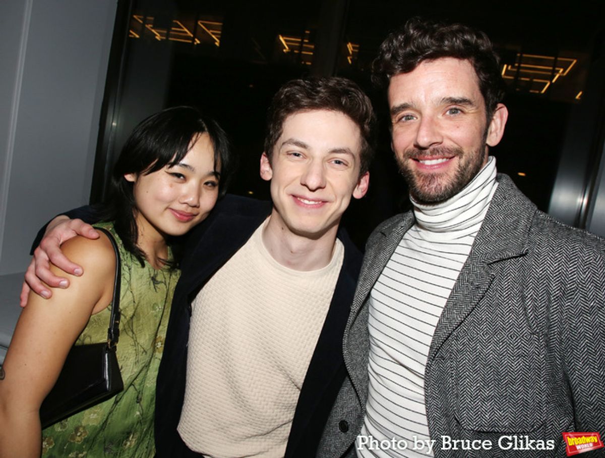 Helen J. Shen, Andrew Barth Feldman and Michael Urie at 