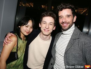 Helen J. Shen, Andrew Barth Feldman and Michael Urie Photo