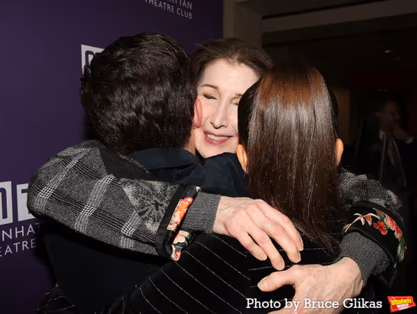Andrew Barth Feldman, Joanna Gleason and Jeanine Serralles Photo