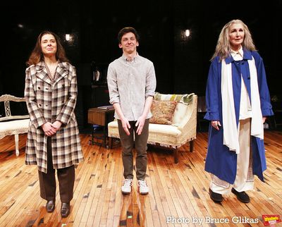 Jeanine Serralles, Andrew Barth Feldman and Joanna Gleason Photo