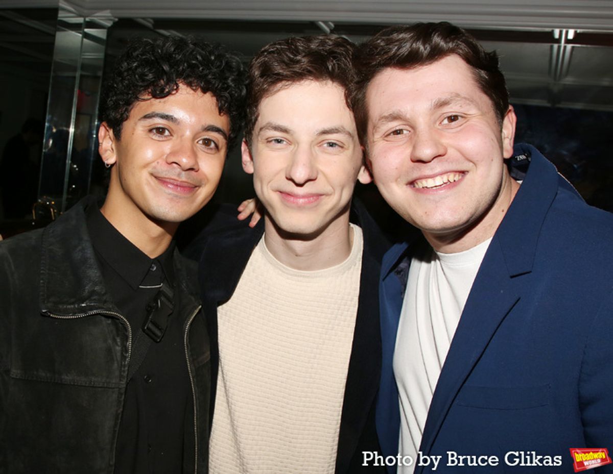 Nathan Levy, Andrew Barth Feldman and Sam Primack at 