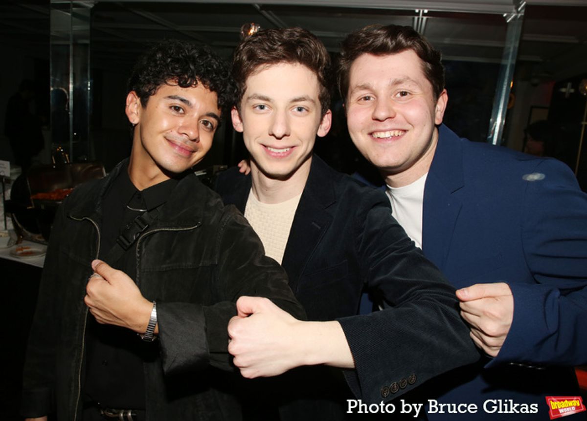 Nathan Levy, Andrew Barth Feldman and Sam Primack at 