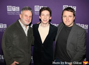 Director Trip Cullman, Andrew Barth Feldman and Playwright Joshua Harmon Photo