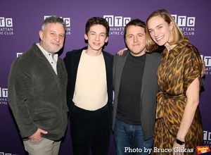 Director Trip Cullman, Andrew Barth Feldman, Playwright Joshua Harmon and MTC Associa Photo