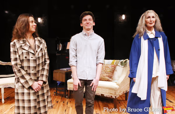 Jeanine Serralles, Andrew Barth Feldman and Joanna Gleason Photo
