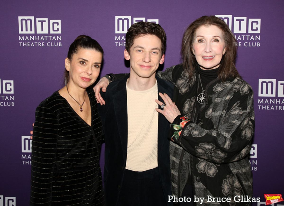 Jeanine Serralles, Andrew Barth Feldman and Joanna Gleason at 