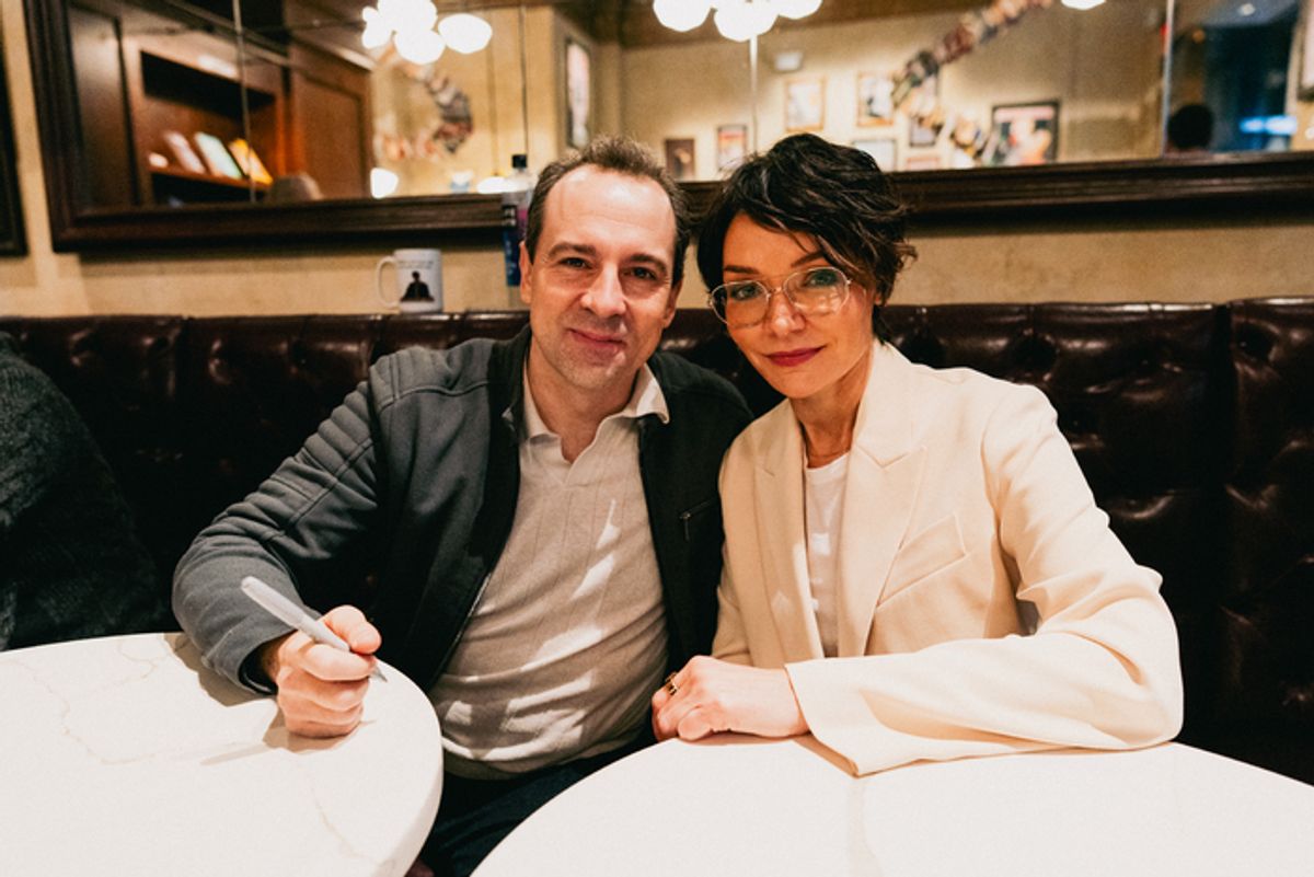 Rob McClure and Katrina Lenk at 