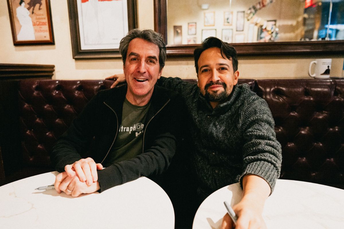 Jason Robert Brown and Lin-Manuel Miranda at 