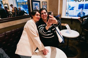 Katrina Lenk and fan @ BroadwayWorld Katrina Lenk and fan Photo