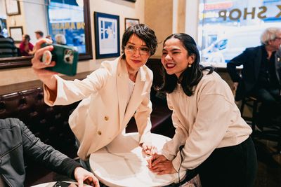 Katrina Lenk and fan Photo