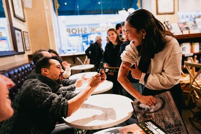 Lin-Manuel Miranda and fans Photo