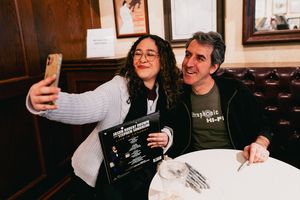 Jason Robert Brown and fan @ BroadwayWorld Jason Robert Brown and fan Photo