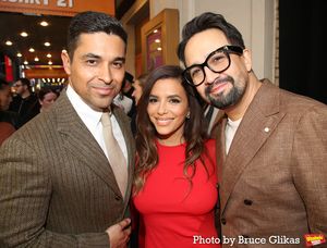 Wilmer Valderrama, Eva Longoria and Lin-Manuel Miranda @ BroadwayWorld Wilmer Valderrama, Eva Longoria and Lin-Manuel Miranda Photo