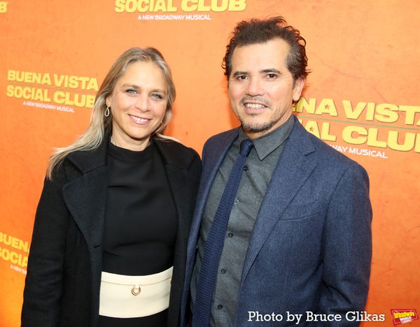 Justine Maurer and John Leguizamo  Photo