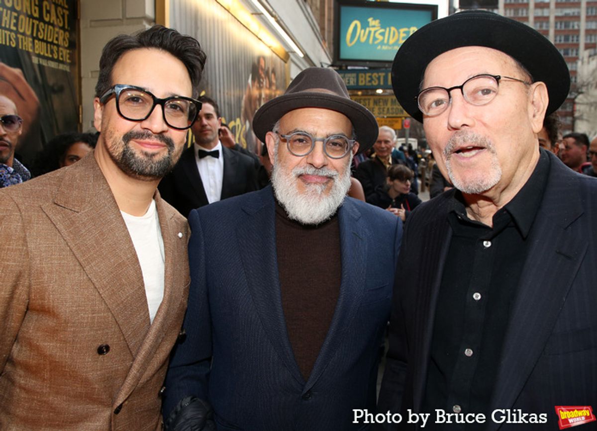 Lin-Manuel Miranda, David Yazbek and Rubén Blades at 