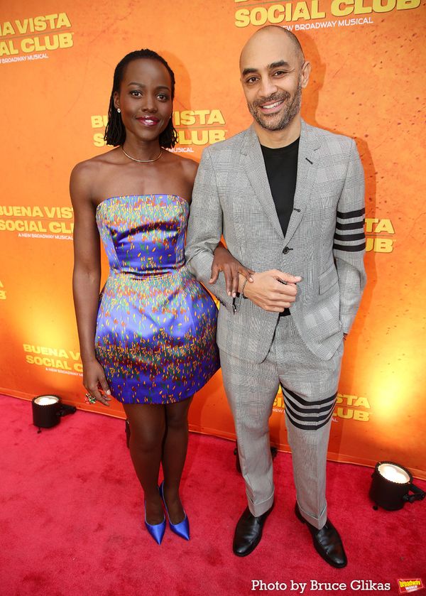 Lupita Nyong'o and Director Saheem Ali  Photo