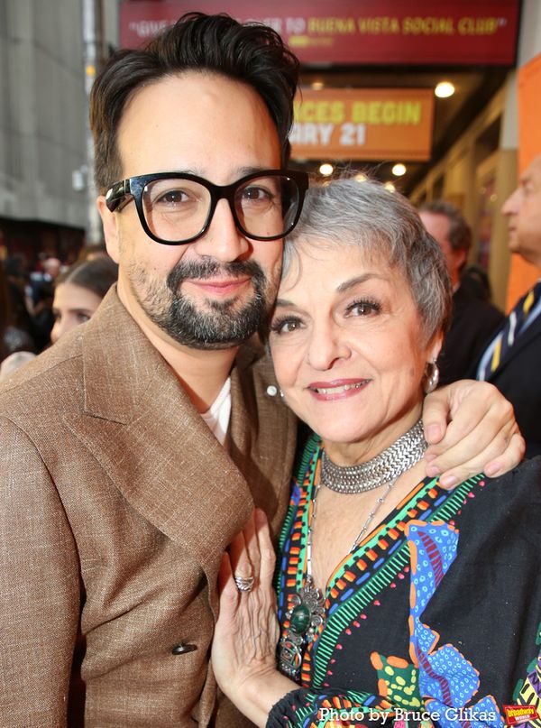 Lin-Manuel Miranda and Priscilla Lopez Photo