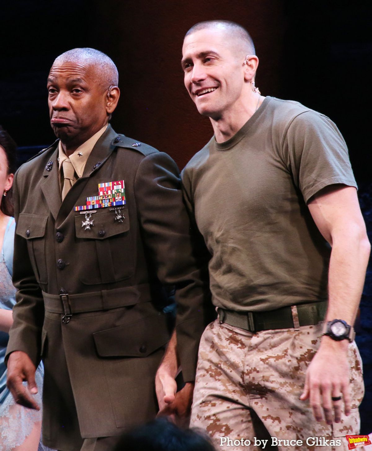 Denzel Washington and Jake Gyllenhaal  at 