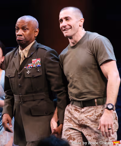 Denzel Washington and Jake Gyllenhaal  Photo